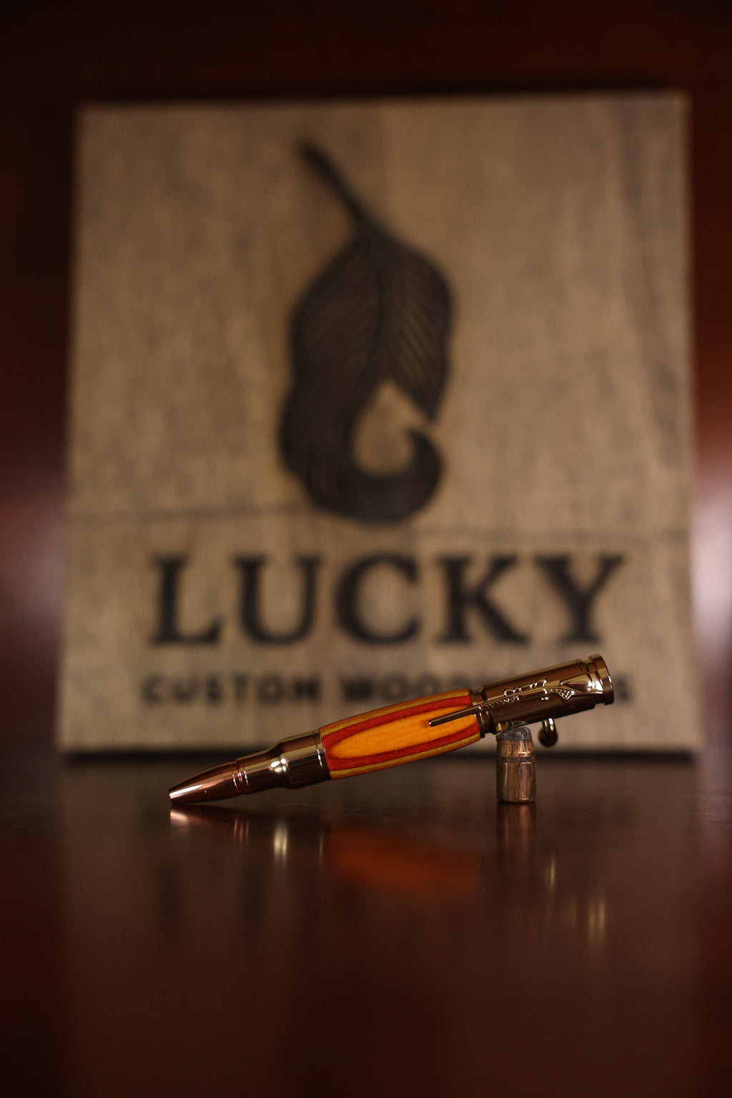 (GOLD) MINI BOLT ACTION - BALLPOINT PEN