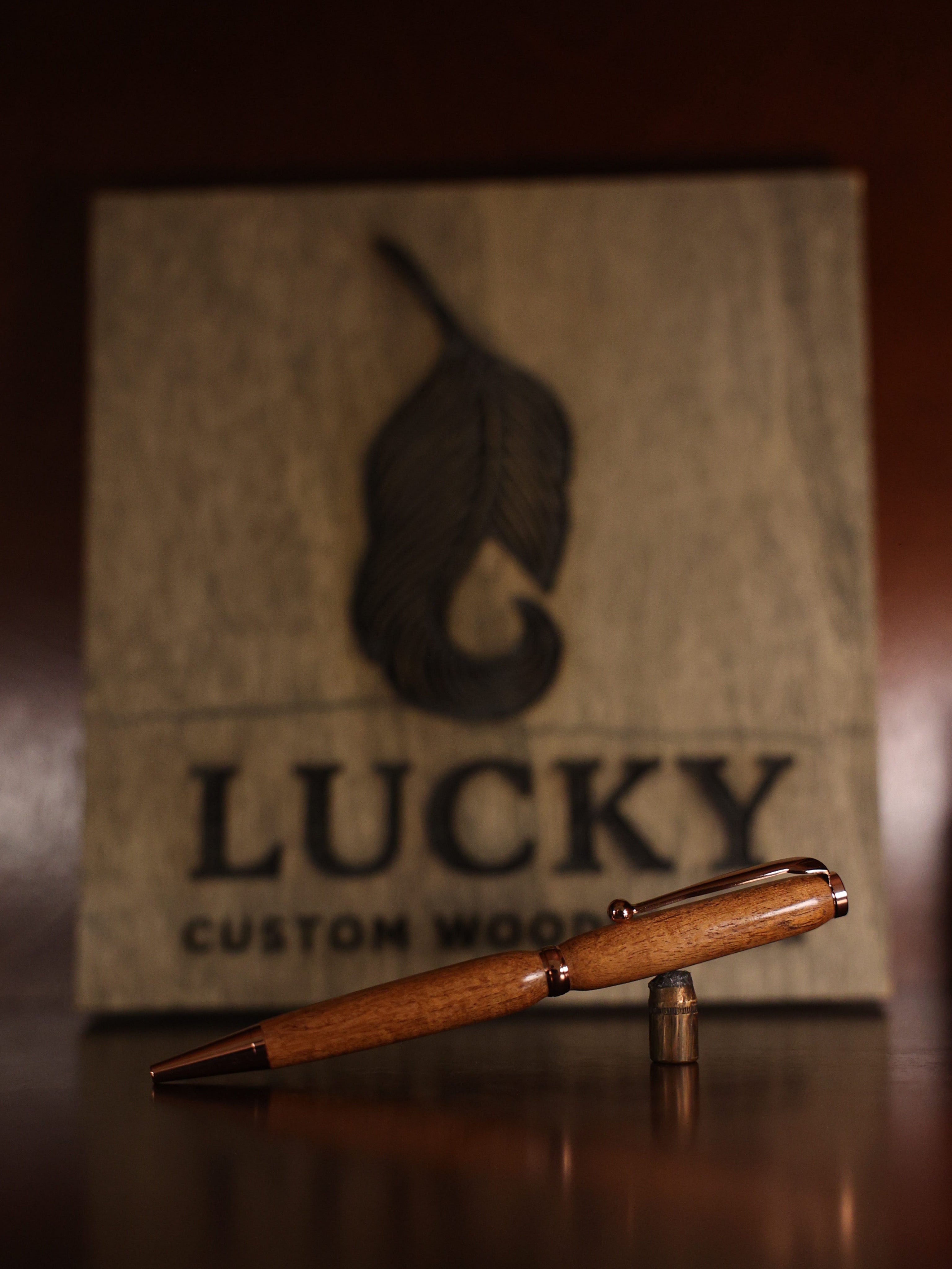 (Copper) SLIMLINE - HEMLOCK WOOD BALLPOINT PEN