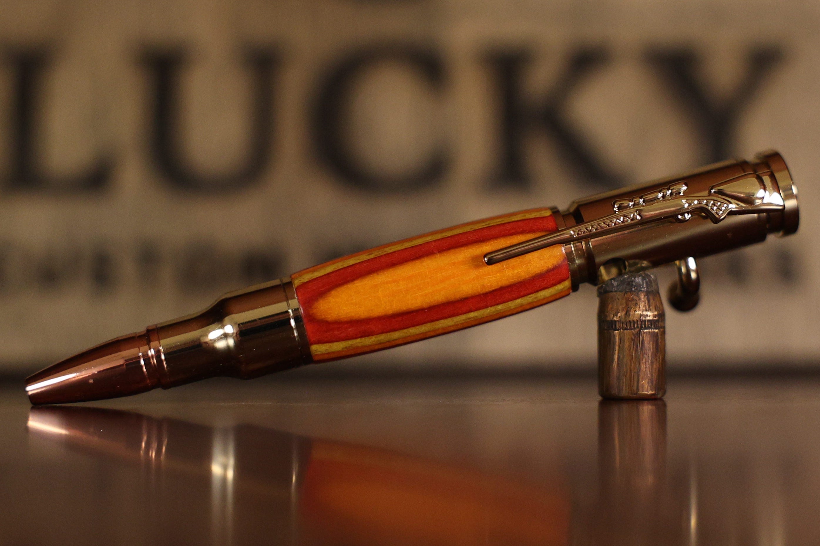 (GOLD) MINI BOLT ACTION - BALLPOINT PEN