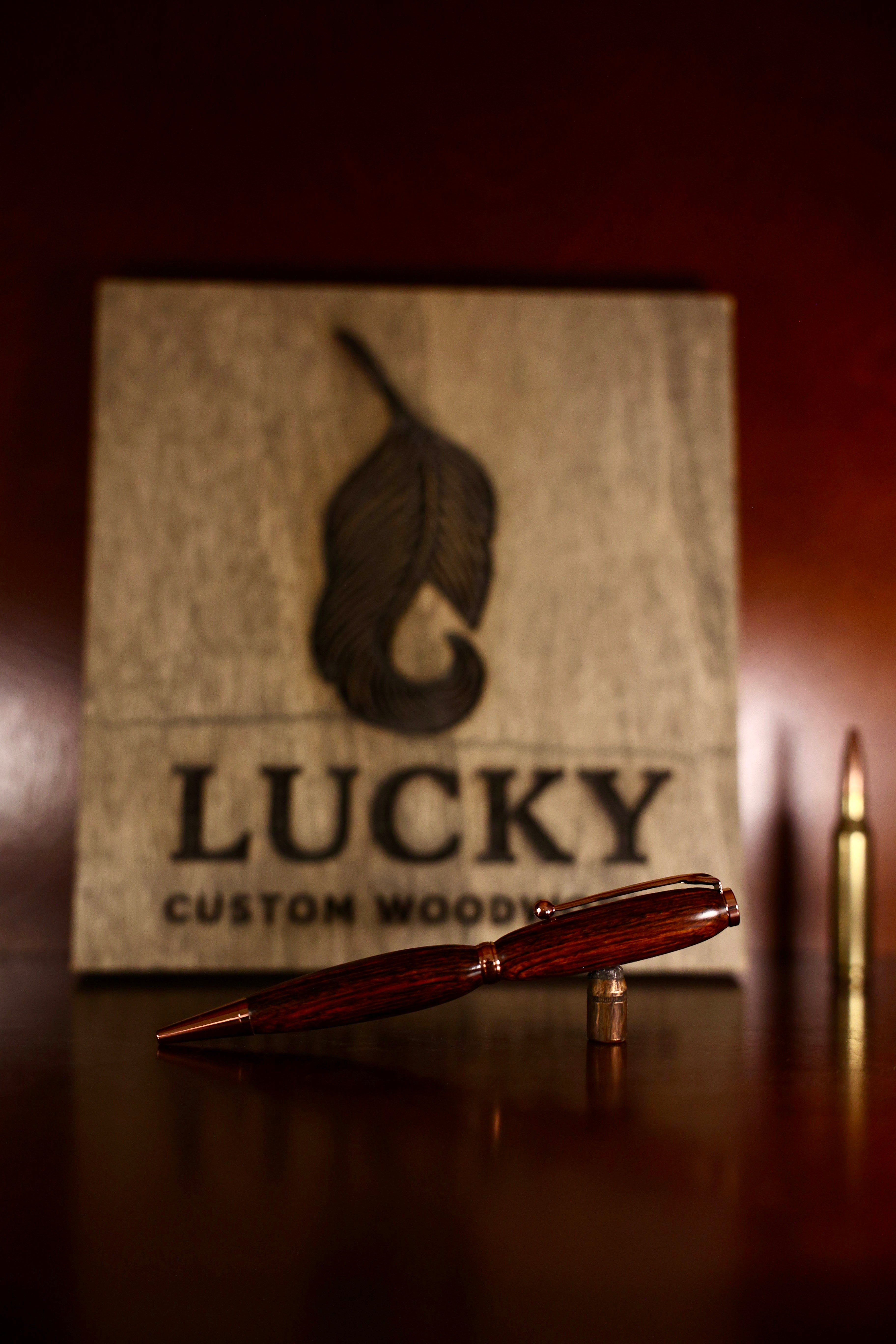 (Copper) SLIMLINE - DYMOND WOOD BALLPOINT PEN