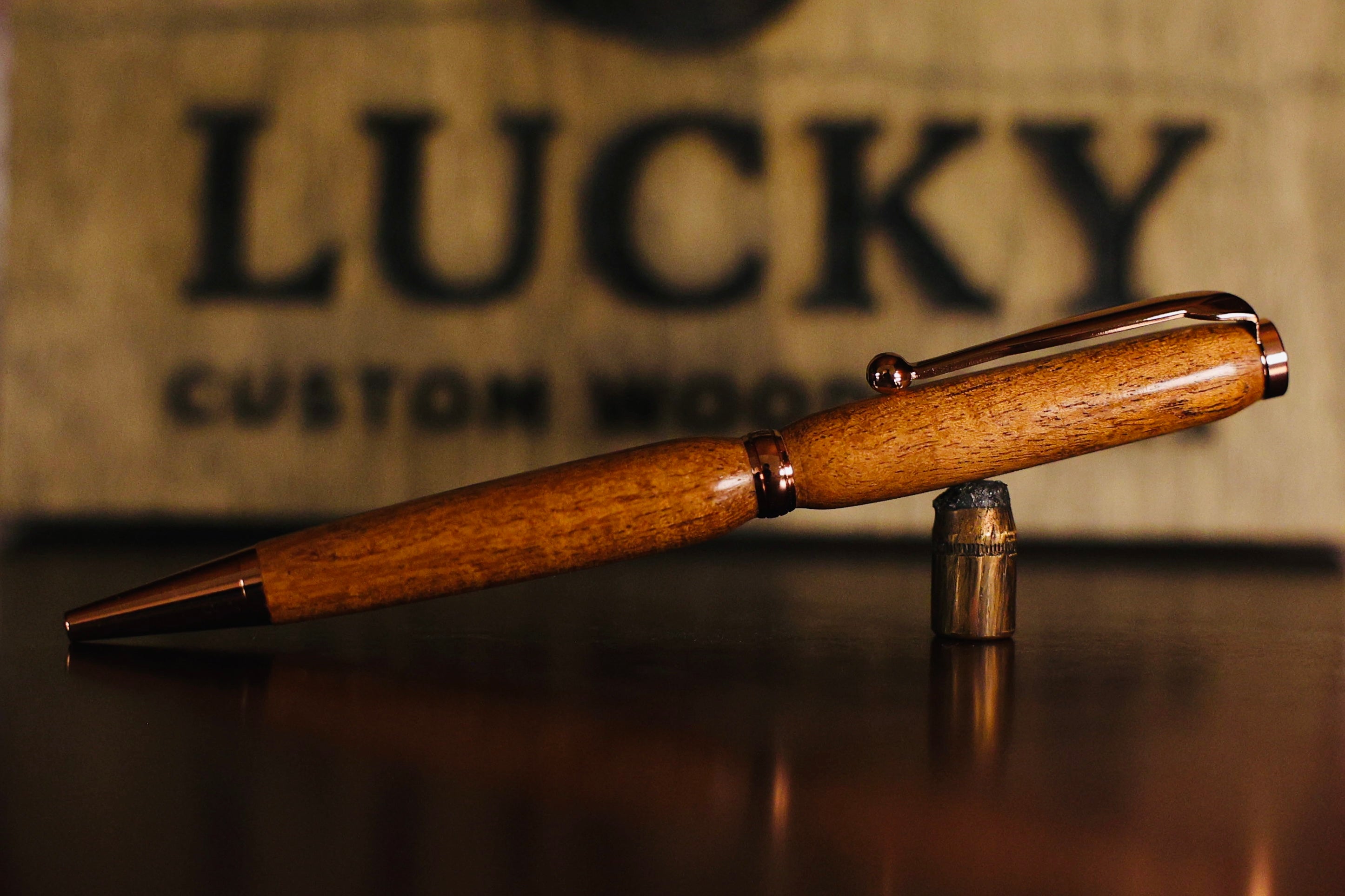 (Copper) SLIMLINE - HEMLOCK WOOD BALLPOINT PEN